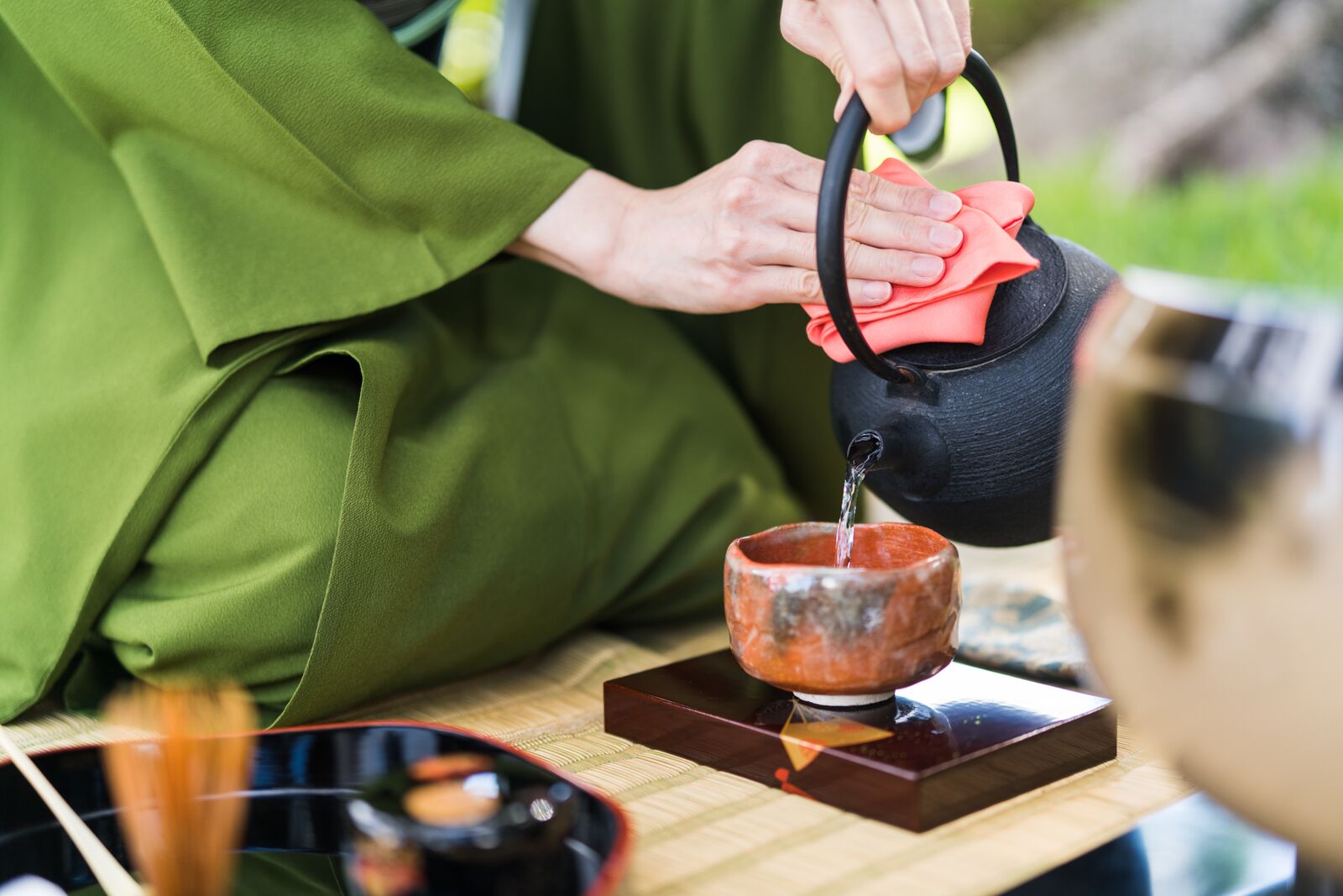 茶箱卯之花道具拜见的方法